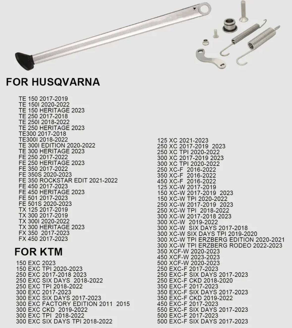 Pata lateral KTM y Husqvarna 17-22