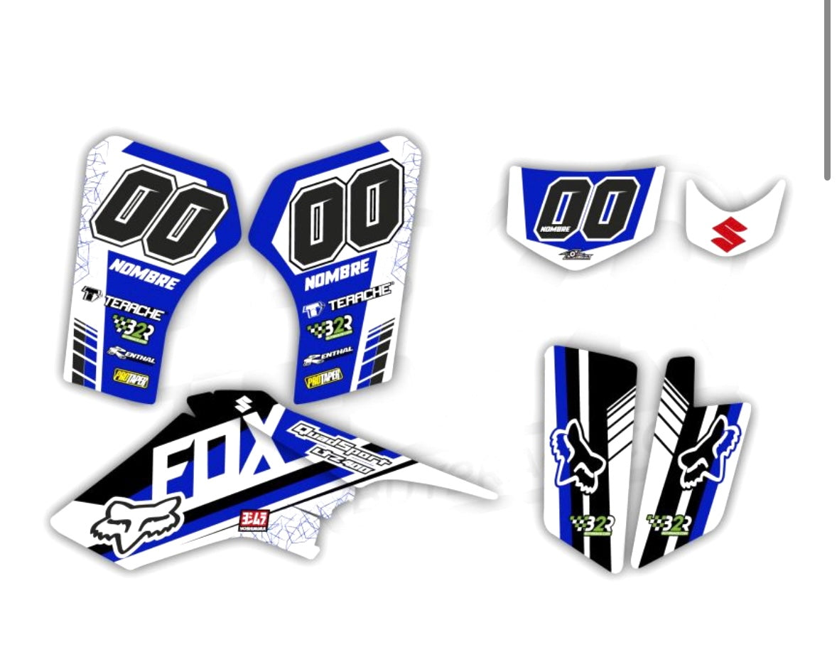 Kit adhesivos Suzuki LTZ 400 azul