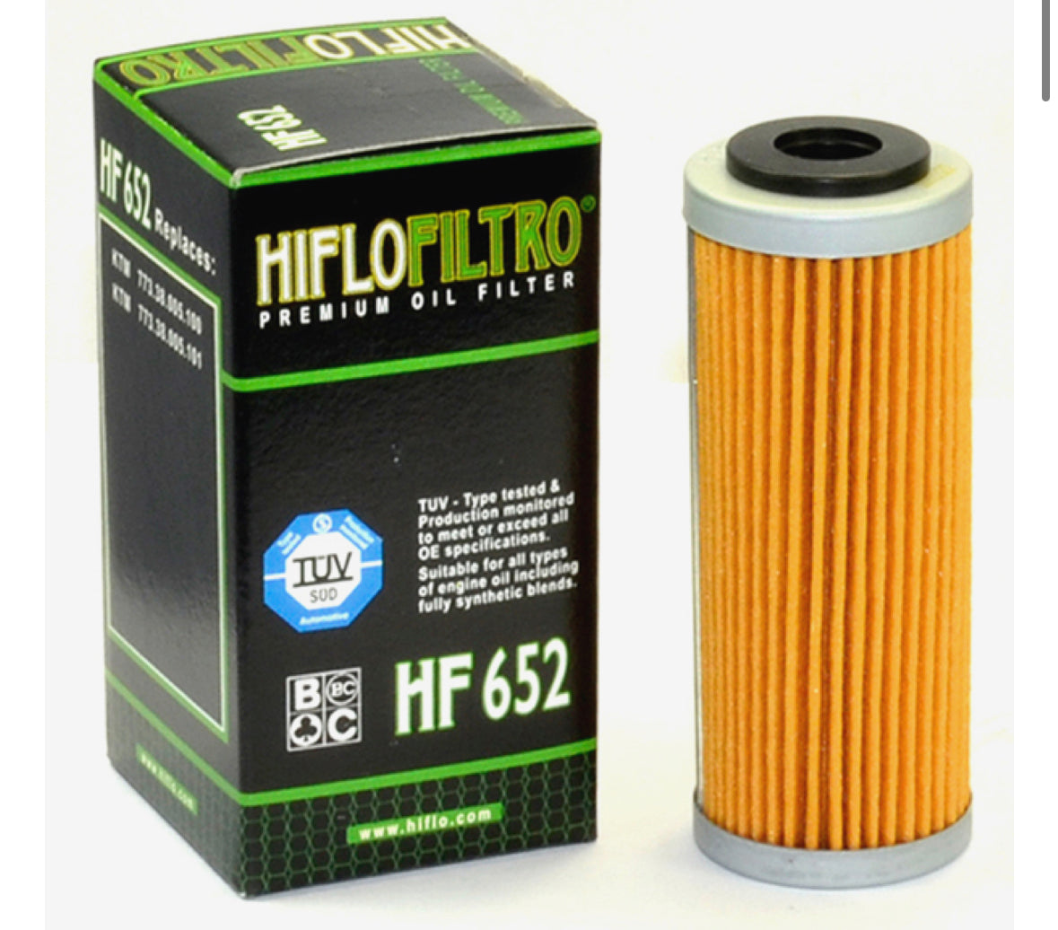 Filtro de aceite HF 652